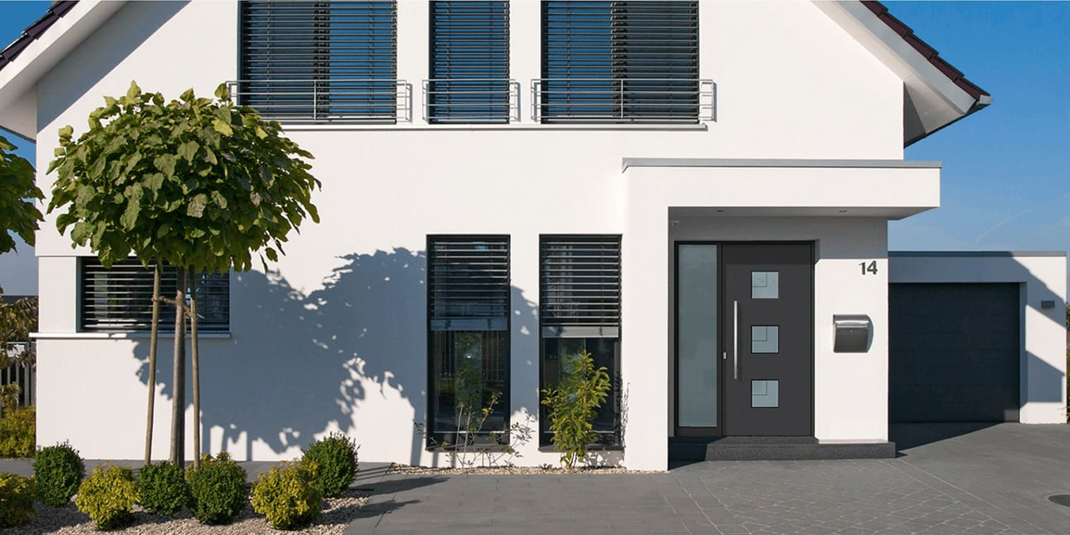 Fensterfront nach dem Einbau durch MG-Bauinstallation